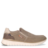 Mocassino sportivo in tessuto taupe | Boscaini Scarpe