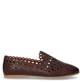 Mocassino traforato in pelle moro - Summer Days Donna | Boscaini Scarpe