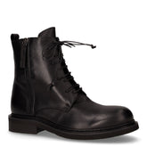 Stivaletto stringato in pelle nero - Stivaletti Donna | Boscaini Scarpe