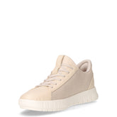 Flextride sneaker slip on in ecopelle e tessuto taupe papiro | Boscaini Scarpe