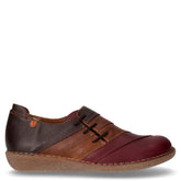 Stringata sportiva in pelle uva marrone - JUNGLA | Boscaini Scarpe