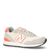 515 sneaker in tessuto e pelle sale grigio arancione | Boscaini Scarpe