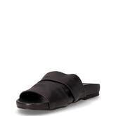 Ciabatta in pelle nero | Boscaini Scarpe