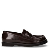 Mocassin in pelle caffè | Boscaini Scarpe