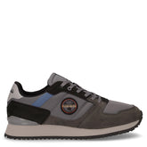 Sneaker in pelle e tessuto grigio scuro - Sneakers Uomo | Boscaini Scarpe