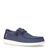 Wally stringata casual in tessuto navy - HEY DUDE | Boscaini Scarpe