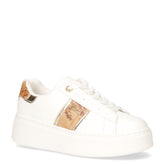 Sneaker in ecopelle con platform bianco - 1°CLASSE | Boscaini Scarpe