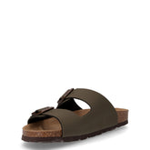 Sara ciabatta in ecopelle oliva | Boscaini Scarpe