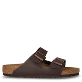 Arizona ciabatta in pelle marrone scuro - BIRKENSTOCK | Boscaini Scarpe