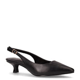 Slingback con tacco nero | Boscaini Scarpe