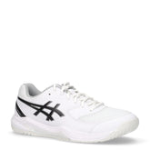 Gel-Dedicate 8 scarpa da tennis in ecopelle bianco nero | Boscaini Scarpe