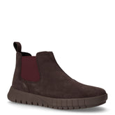 Flextride stivaletto in pelle scamosciata cioccolato | Boscaini Scarpe
