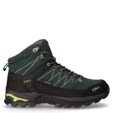 Rigel Mid scarpa da trekking in pelle e tessuto verde | Boscaini Scarpe