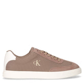 Low Prof Cupsole Sneaker in tessuto desert taupe | Boscaini Scarpe
