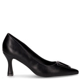 Décolleté a punta in ecopelle nero - GOLD & GOLD | Boscaini Scarpe