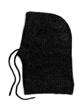 Passamontagna/balaclava in maglia nero | Boscaini Scarpe
