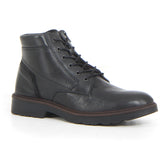 Stivaletto stringato con zip nero - Mid Season Sale Stivaletti Uomo | Boscaini Scarpe