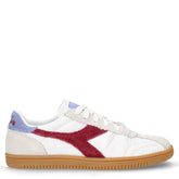 Tokyo Hit sneaker in pelle e tessuto bianco merlot | Boscaini Scarpe