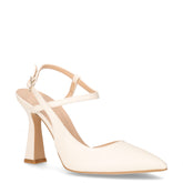 Sandalo con tacco in ecopelle burro - Sandali Con Tacco Donna | Boscaini Scarpe