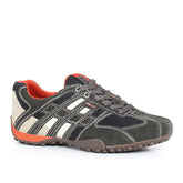 Sneake sneaker slip on dk grey off wh - GEOX | Boscaini Scarpe