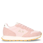 Ally Glitter Textile sneaker in pelle e tessuto rosa | Boscaini Scarpe