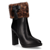 Tronchetto a punta in ecopelle nero - LAURA BIAGIOTTI | Boscaini Scarpe