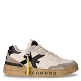 Sneaker in pelle bianco nero | Boscaini Scarpe