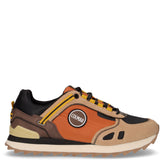 Travis Sport Trek sneaker outdoor in tessuto e pelle arancione nero marrone - Sneakers Uomo | Boscaini Scarpe