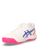 Gel-Dedicate 8 scarpa da padel ragazza in ecopelle crema cobalto | Boscaini Scarpe