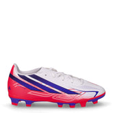 F50 Hyperfast Club FG/MG scarpa da calcio in tessuto sintetico bianco rosa viola | Boscaini Scarpe