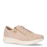 Sneaker con zeppa in pelle beige - Black Friday Sneakers Donna | Boscaini Scarpe