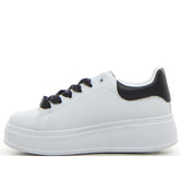 Sneaker con zeppa white black - LAURA BIAGIOTTI | Boscaini Scarpe
