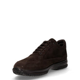 Scarpa sportiva in pelle scamosciata caffè | Boscaini Scarpe