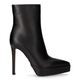 Tronchetto in ecopelle con zip nero | Boscaini Scarpe