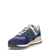 574 sneaker in pelle navy | Boscaini Scarpe