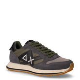 Jaki 2.0 Bicolor sneaker in tessuto e pelle grigio scuro verde | Boscaini Scarpe