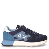 Jaki Solid sneaker in pelle e tessuto navy blu - Sneakers Uomo | Boscaini Scarpe