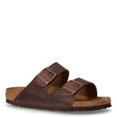 Arizona ciabatta in pelle habana | Boscaini Scarpe