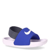Kawa Slide iabatta in gomma bambino blu bianco | Boscaini Scarpe