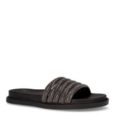Ciabatta con strass black pewter - LAURA BIAGIOTTI | Boscaini Scarpe
