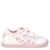 Sneakers in tessuto e pelle bambina bianco rosa - Sneakers Bambina | Boscaini Scarpe