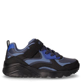 Uno Lite Chroma Cruiser sneaker in ecopelle bambino nero blu | Boscaini Scarpe