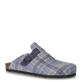 Ciabatta in pelle blu scozzese | Boscaini Scarpe