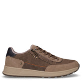 Sneaker in ecopelle taupe - Sneakers Uomo | Boscaini Scarpe