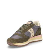 Jazz Triple sneaker in pelle e tessuto blu grigio verde | Boscaini Scarpe