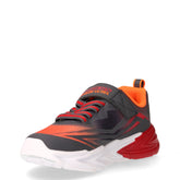 S Lights Flex Glow Ultra sneaker in tessuto ed ecopelle con luci bambino grigio rosso | Boscaini Scarpe