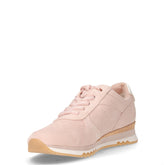 Avery sneaker in ecopelle e tessuto rosa | Boscaini Scarpe