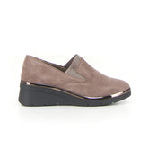 Mocassino con zeppa kaki - Mid Season Sale Mocassini Donna | Boscaini Scarpe