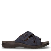 Ciabatta aperta in ecopelle blu | Boscaini Scarpe