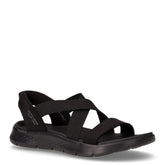 Go Walk Flex sandalo in tessuto nero - Summer Days Sandali Donna | Boscaini Scarpe